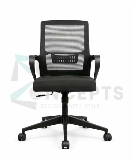 Furniconcepts Ecco MB Medium Back Chair | Modern Seating, Office Furniture | Minimalist Design, Ergonomic Support, Sleek Frame