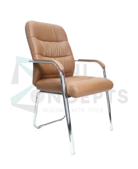 Furniconcepts EV 07 Visitor Chair | Office Seating, Guest Furniture | Cantilever Frame, Padded Seat, Minimalist Design, Durable Construction | Reception Seating, Executive Visitor Chair