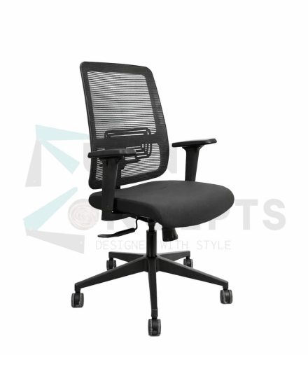 Furniconcepts Rio MB Medium Back Chair | Contemporary Office Seating, Task Chair | Sleek Design, Medium Back Support, Durable Construction, Swivel Base