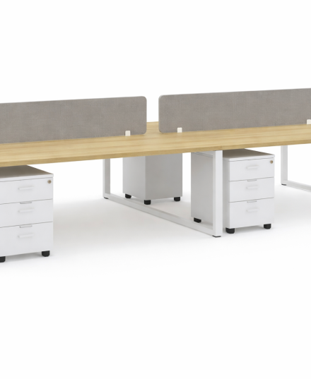 Furniconcepts 4-Pax Roma Workstation IN
